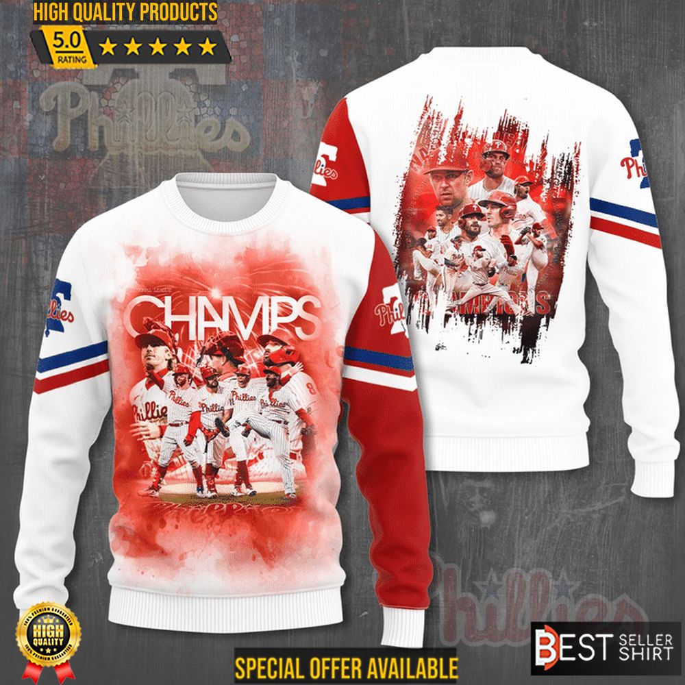 Philadelphia Philies National League Champions 3d Hoodies Philies Team Sweatshirts - Famjoys Philadelphia Philies National League Champions 3d Hoodies Philies Team Sweatshirts - Famjoys