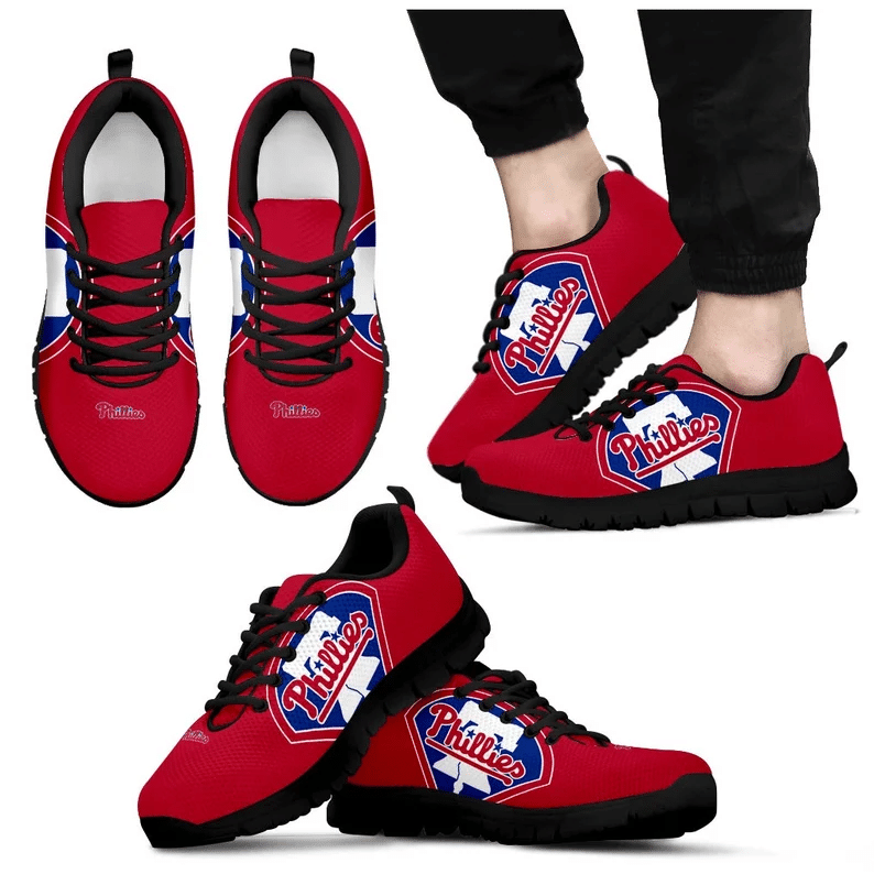 Philadelphia Phillies Fan Custom Unofficial Running Shoes Sneakers Trainers 02 - Famjoys Philadelphia Phillies Fan Custom Unofficial Running Shoes Sneakers Trainers 02 - Famjoys