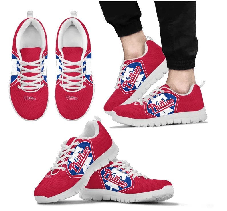 Philadelphia Phillies Fan Custom Unofficial Running Shoes Sneakers Trainers 02 - Famjoys Philadelphia Phillies Fan Custom Unofficial Running Shoes Sneakers Trainers 02 - Famjoys