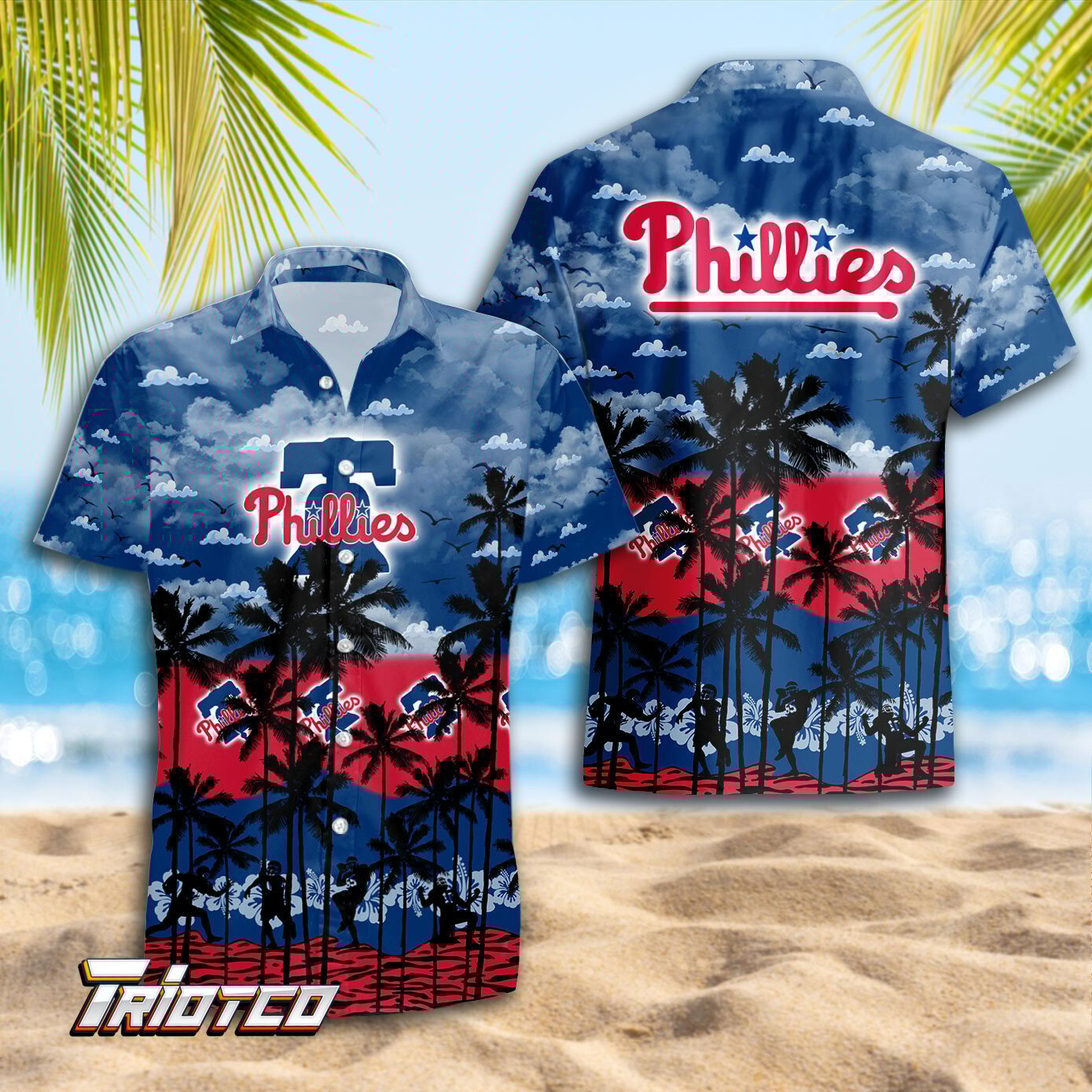Philadelphia Phillies Hawaiian Shirt Trending Summer - Famjoys Philadelphia Phillies Hawaiian Shirt Trending Summer - Famjoys