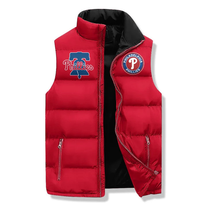 Philadelphia Phillies Premium Cotton Vest - Famjoys Philadelphia Phillies Premium Cotton Vest - Famjoys