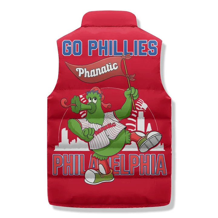 Philadelphia Phillies Premium Cotton Vest - Famjoys Philadelphia Phillies Premium Cotton Vest - Famjoys