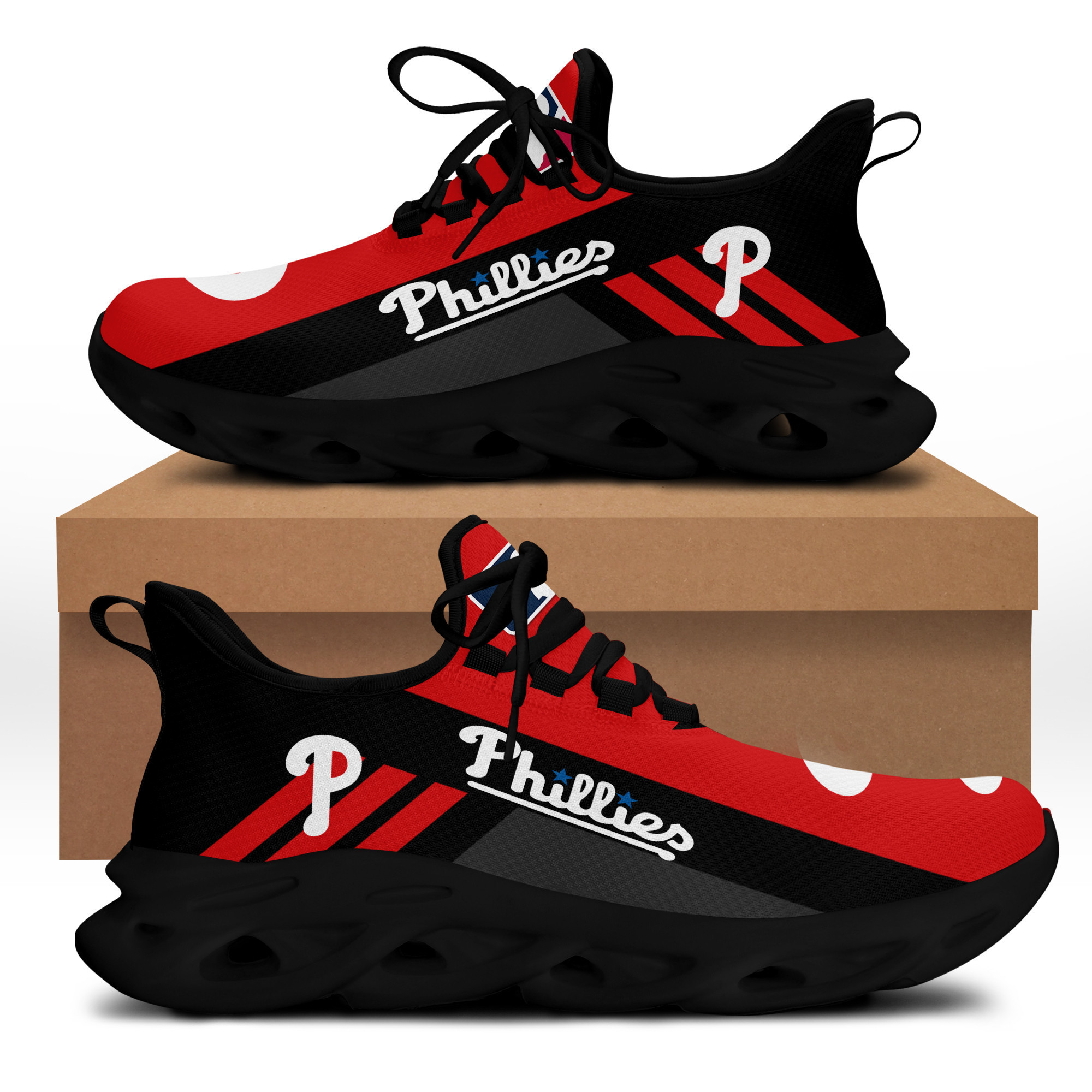 Philadelphia Phillies RN Shoes - Famjoys Philadelphia Phillies RN Shoes - Famjoys