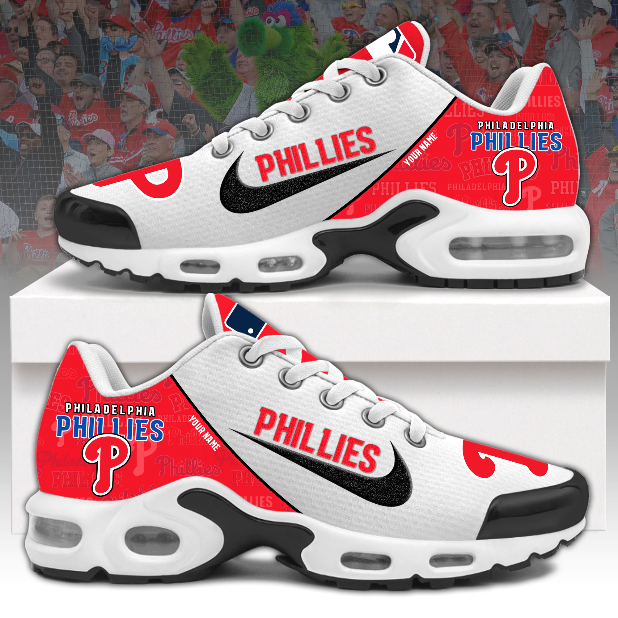 Philadelphia Phillies Sneaker - Famjoys Philadelphia Phillies Sneaker - Famjoys
