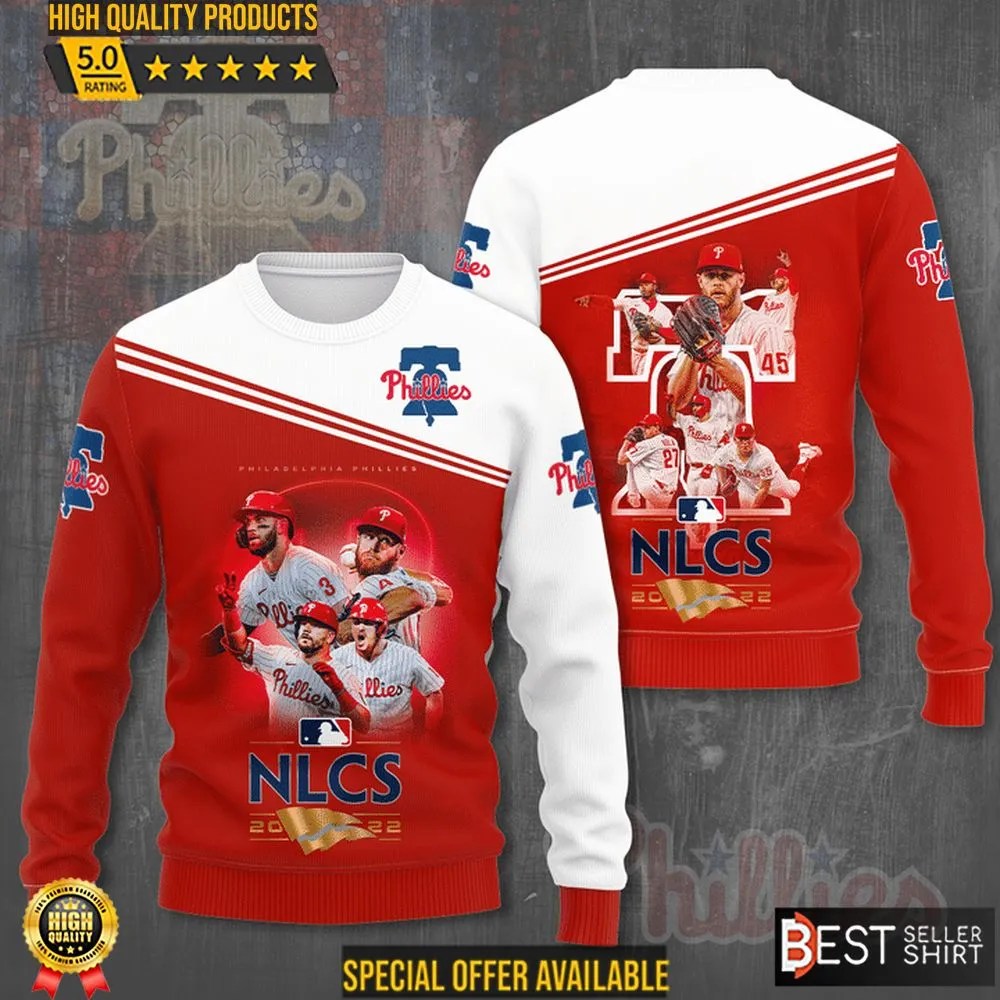 Phillies NLCS Philadelphia Philies National League 3d Hoodie