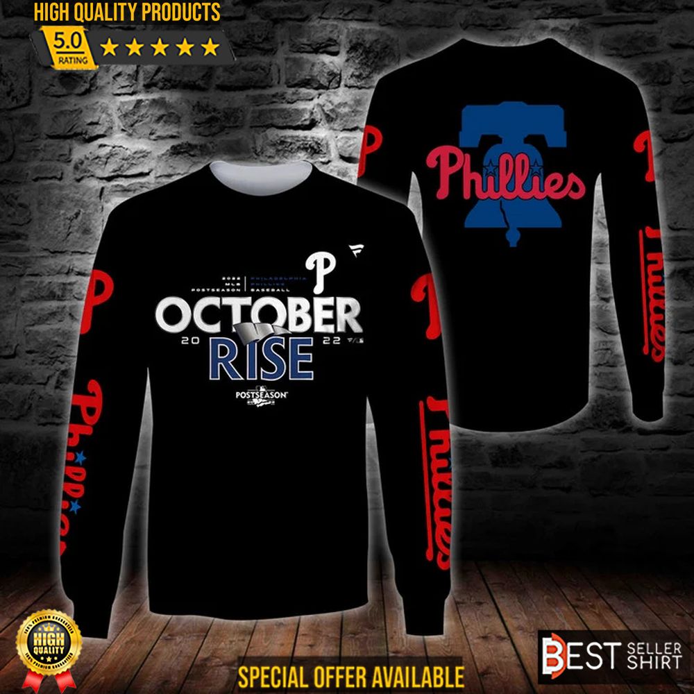 Phillies October Rises 3d Hoodie Philadelphia Philies Sweatshirts - Famjoys Phillies October Rises 3d Hoodie Philadelphia Philies Sweatshirts - Famjoys