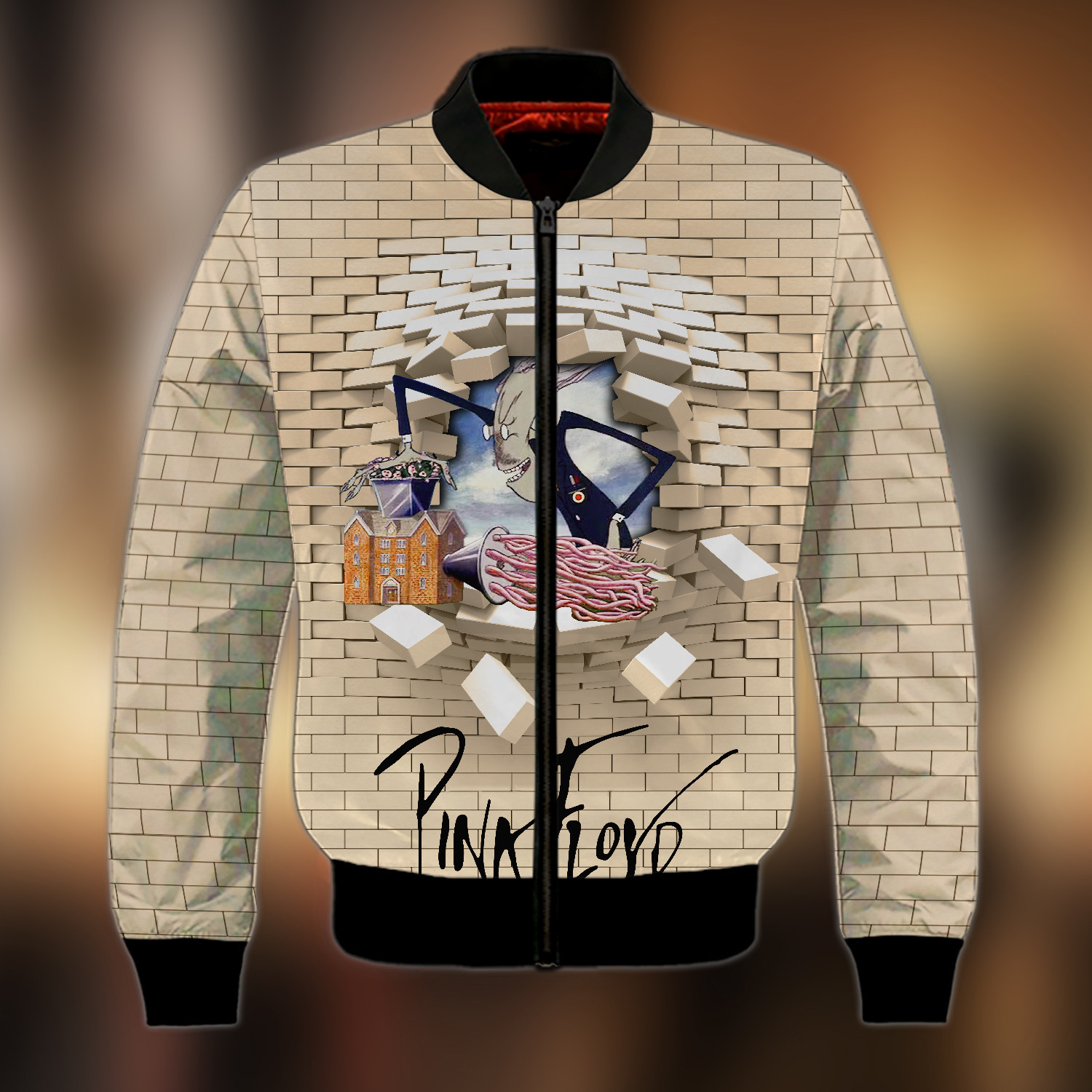 Pink Floyd 3D Shirt The Wall Pink Floyd TShirt Zip Hoodie - Famjoys Pink Floyd 3D Shirt The Wall Pink Floyd TShirt Zip Hoodie - Famjoys