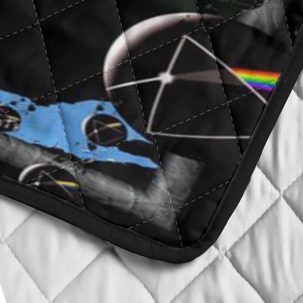 Pink Floyd Fan Gift, Pink Floyd Many Logo Quilt Blanket - Famjoys Pink Floyd Fan Gift, Pink Floyd Many Logo Quilt Blanket - Famjoys