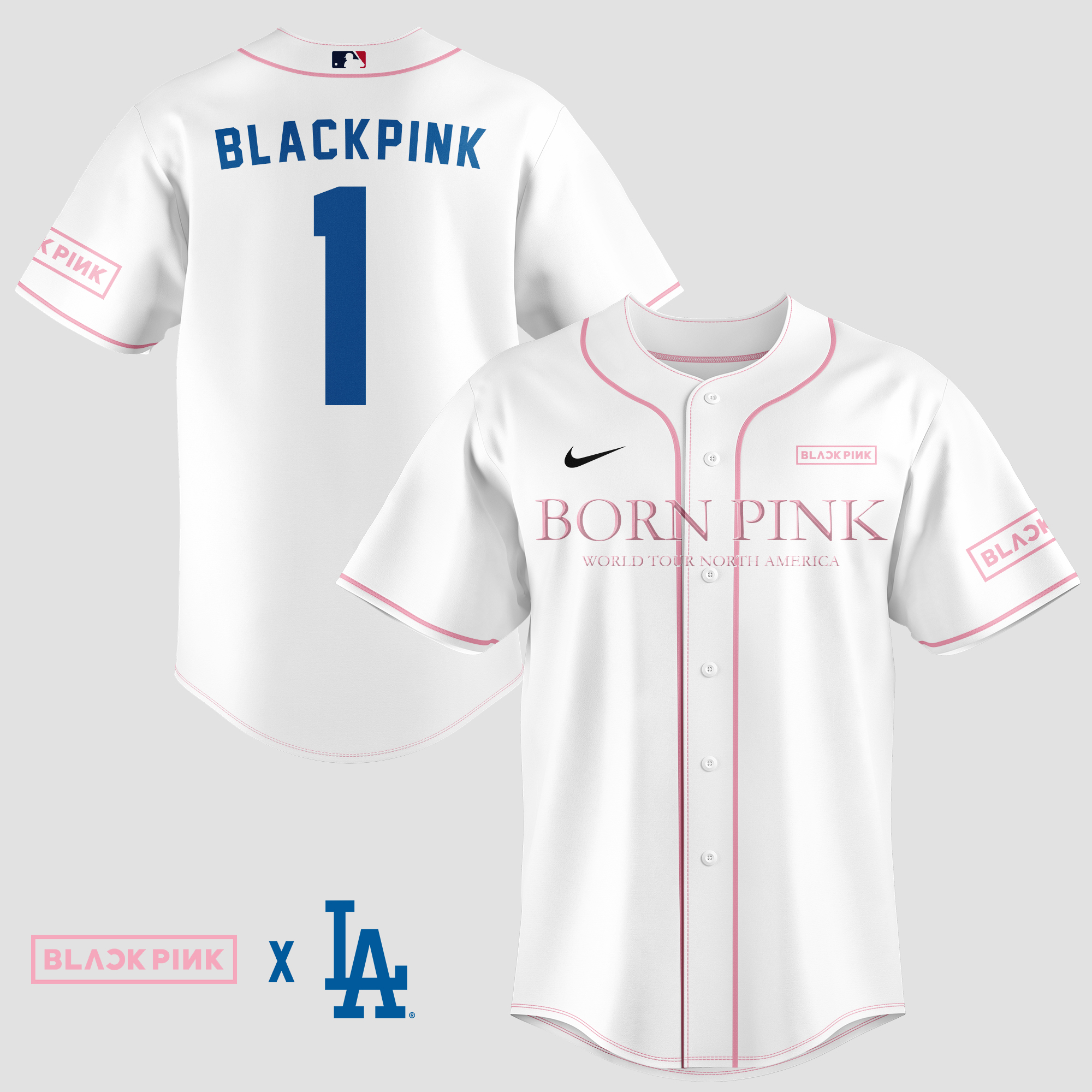 Pink Los Angeles Dodgers Jersey