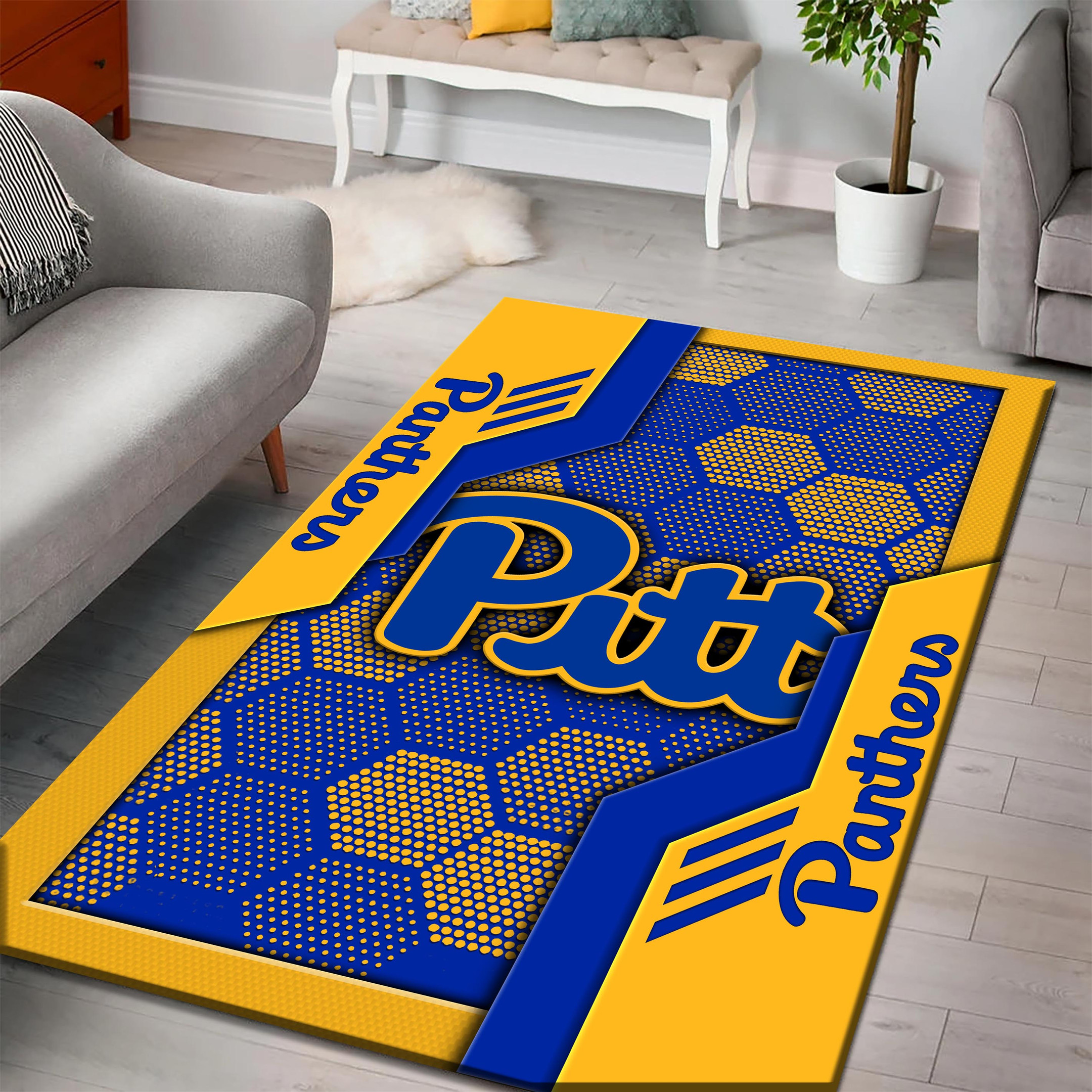 Pittsburgh Panthers Area Rugs 3821 - Famjoys Pittsburgh Panthers Area Rugs 3821 - Famjoys