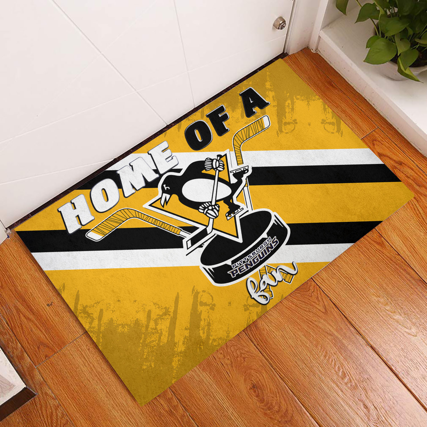 Pittsburgh Penguins Doormat 382 - Famjoys Pittsburgh Penguins Doormat 382 - Famjoys