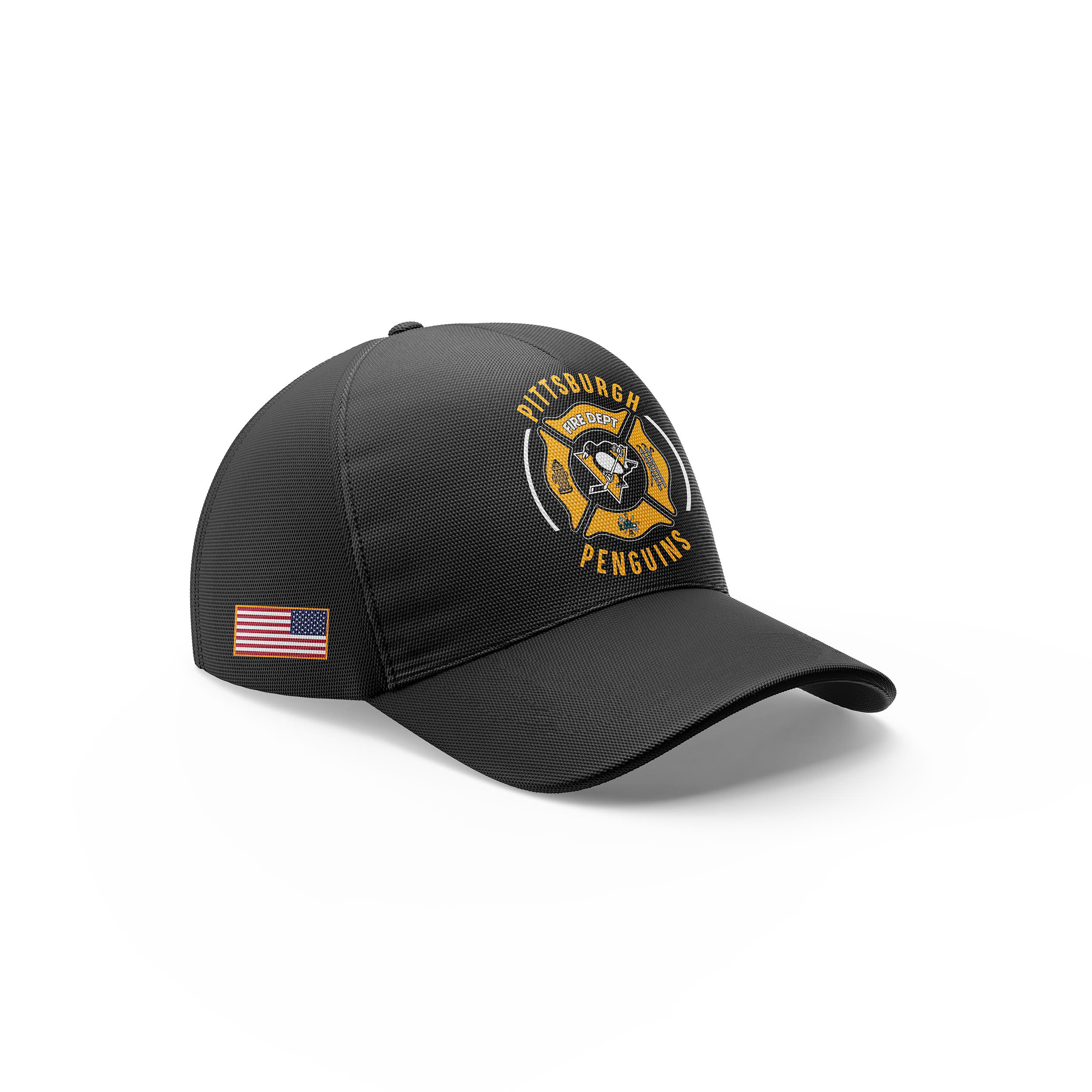 Pittsburgh Penguins x Firefighter Appreciation Night Premium Cap - Famjoys Pittsburgh Penguins x Firefighter Appreciation Night Premium Cap - Famjoys