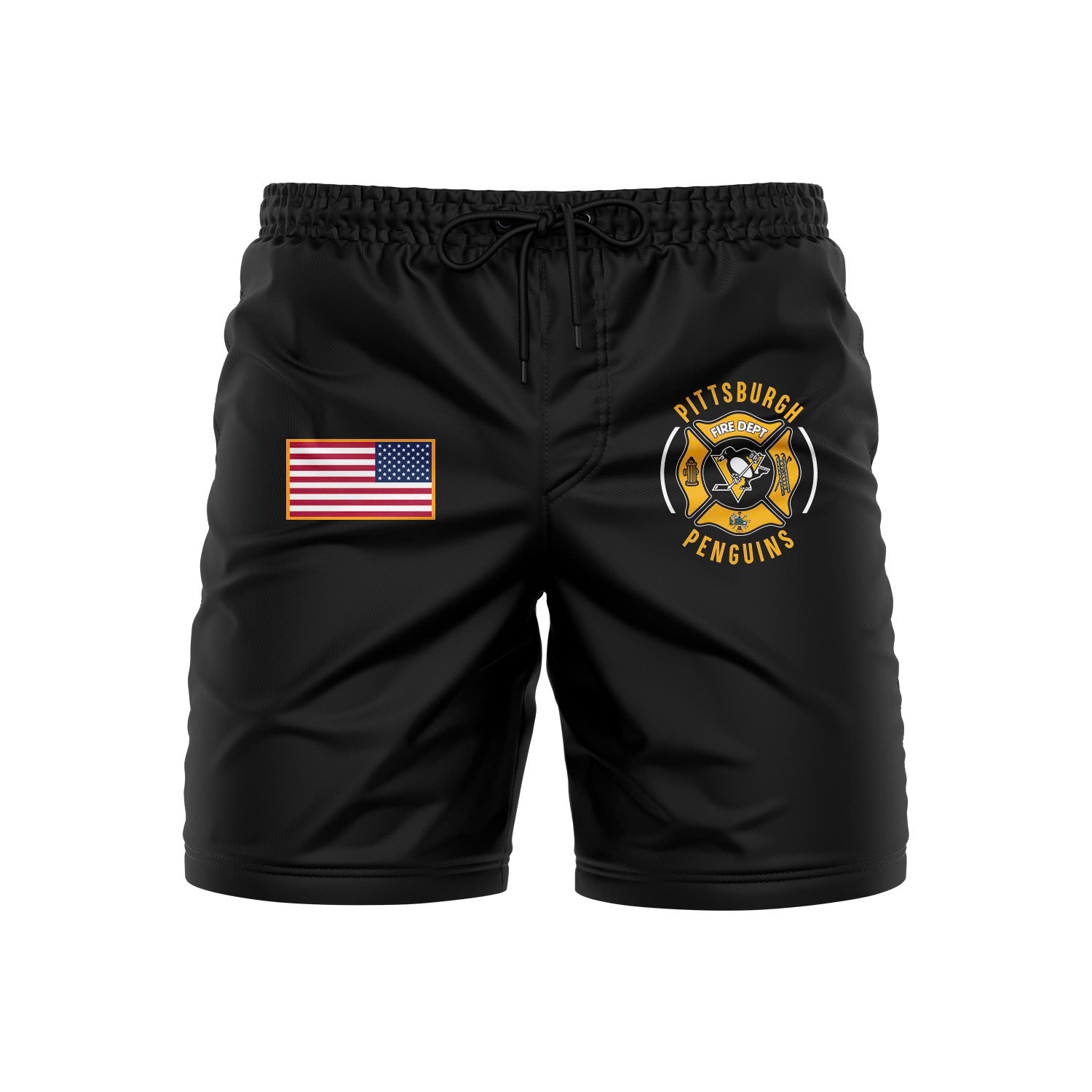 Pittsburgh Penguins x Firefighter Appreciation Night Premium Tee - Famjoys Pittsburgh Penguins x Firefighter Appreciation Night Premium Tee - Famjoys