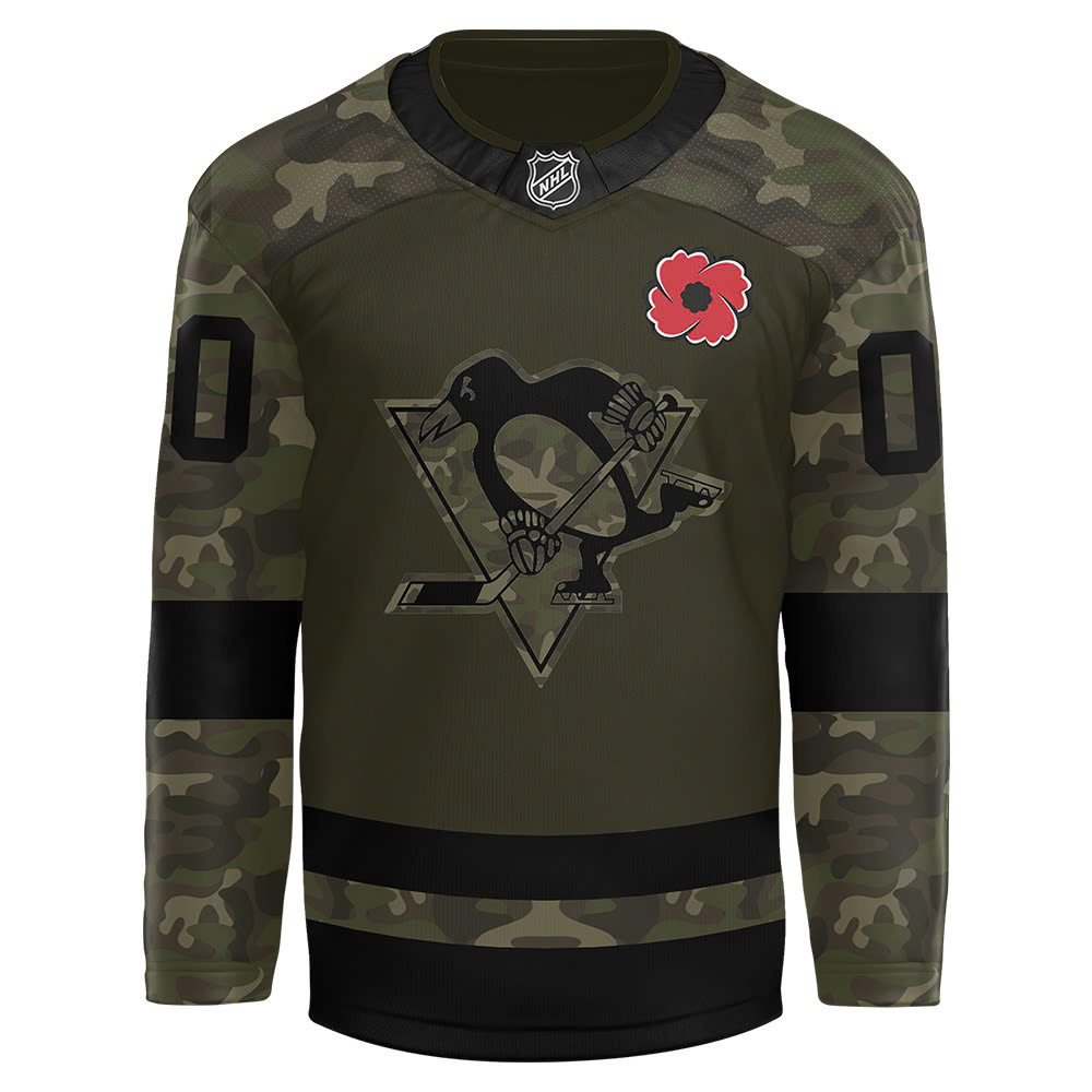 Pittsburgh Penguins x Military Appreciation Night Custom Jersey - Famjoys Pittsburgh Penguins x Military Appreciation Night Custom Jersey - Famjoys