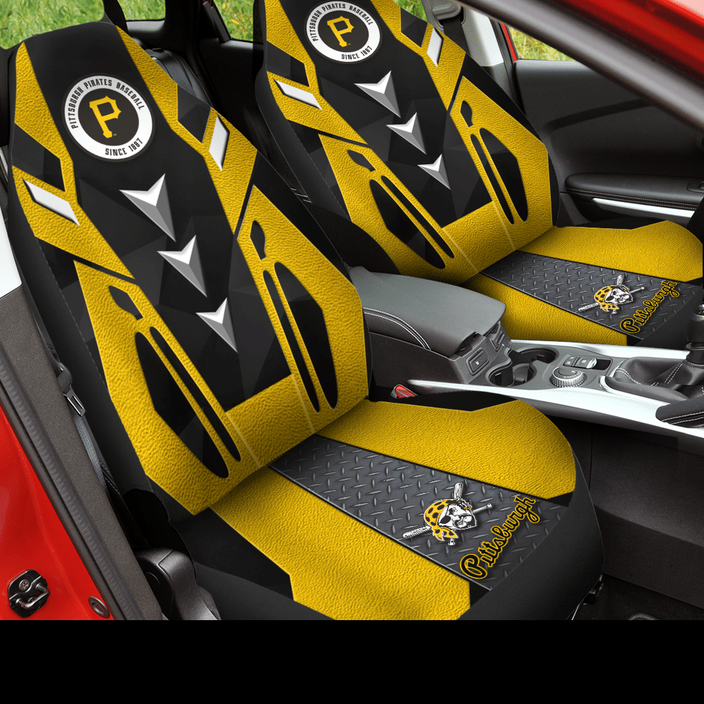 Pittsburgh Pirates Car Seat Covers (SET OF 2) - v6.1