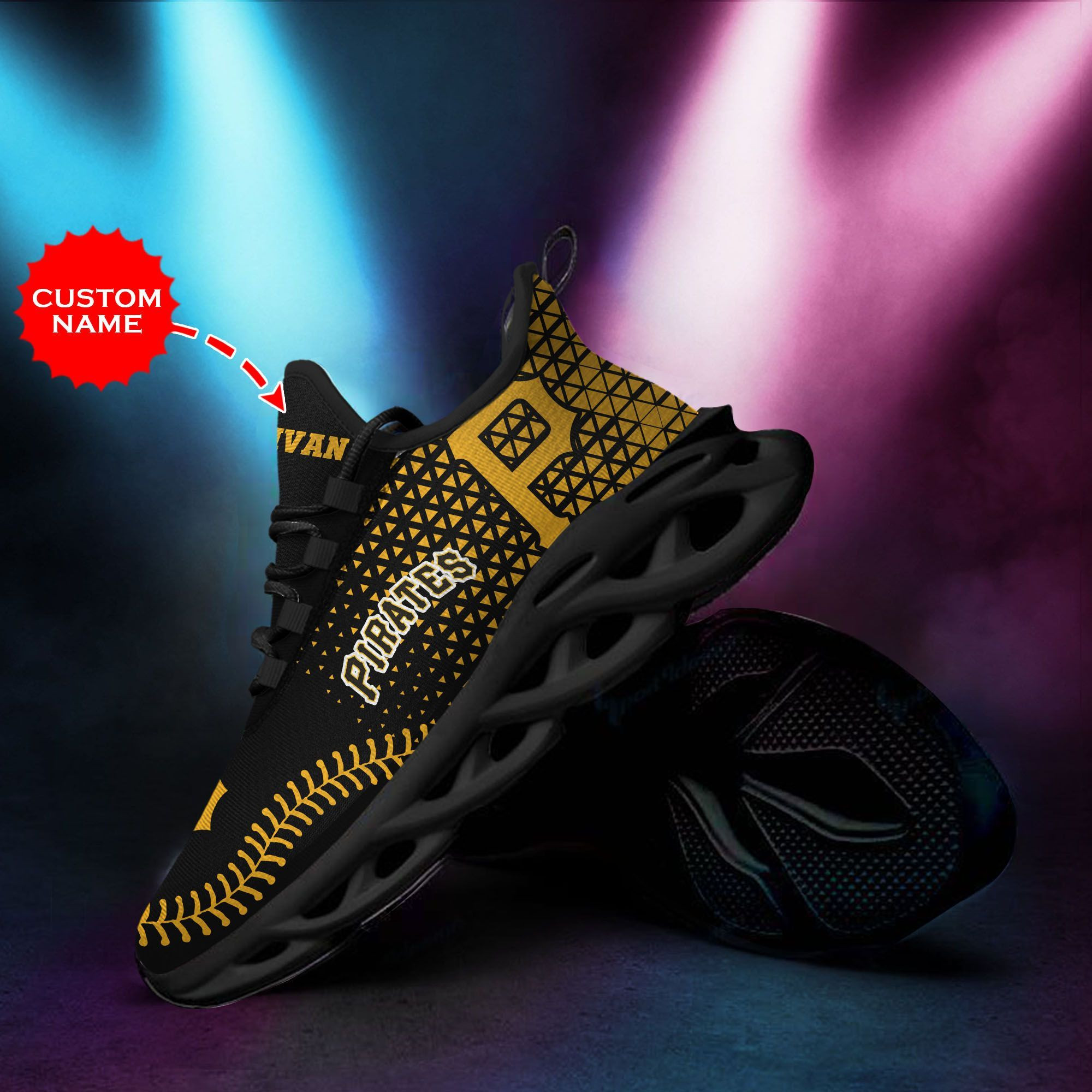 Pittsburgh Pirates Custom Personalized Max Soul Sneakers Shoes
