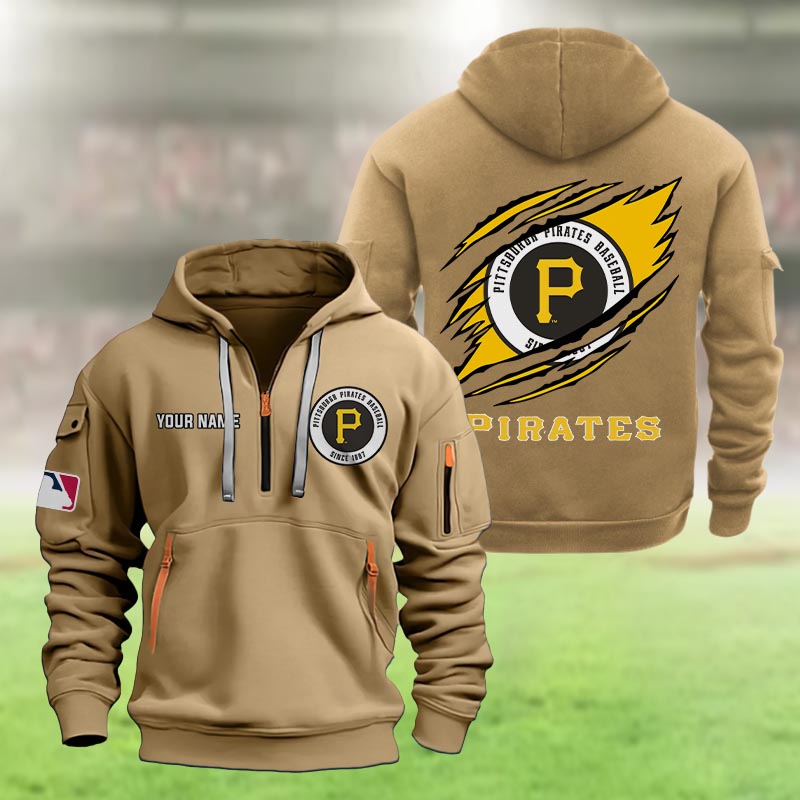 Pittsburgh Pirates Heavy Hoodie - Famjoys Pittsburgh Pirates Heavy Hoodie - Famjoys
