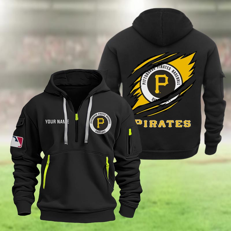 Pittsburgh Pirates Heavy Hoodie - Famjoys Pittsburgh Pirates Heavy Hoodie - Famjoys