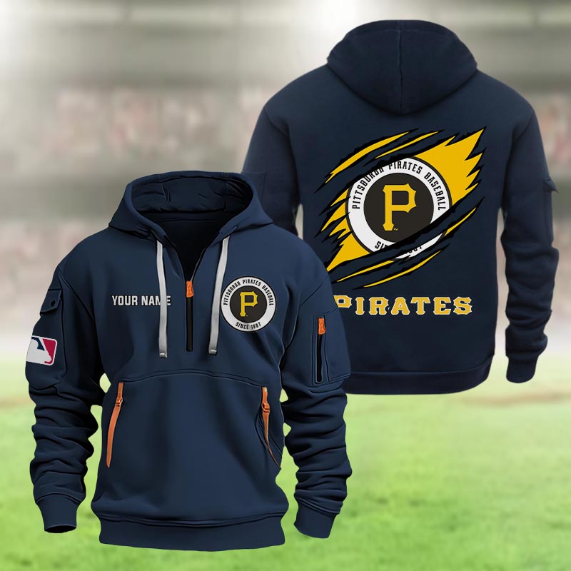 Pittsburgh Pirates Heavy Hoodie - Famjoys Pittsburgh Pirates Heavy Hoodie - Famjoys