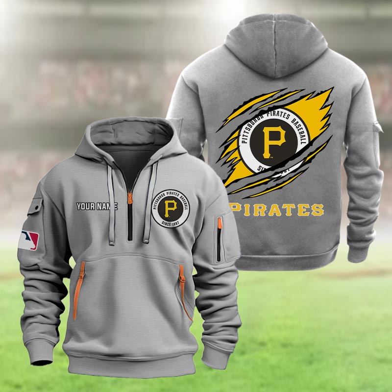 Pittsburgh Pirates Heavy Hoodie - Famjoys Pittsburgh Pirates Heavy Hoodie - Famjoys