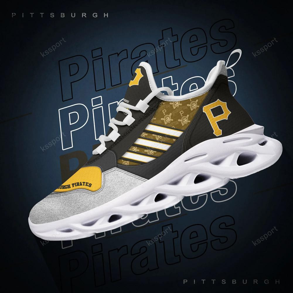 Pittsburgh Pirates Max Soul Clunky, Running Sneakers - Famjoys Pittsburgh Pirates Max Soul Clunky, Running Sneakers - Famjoys
