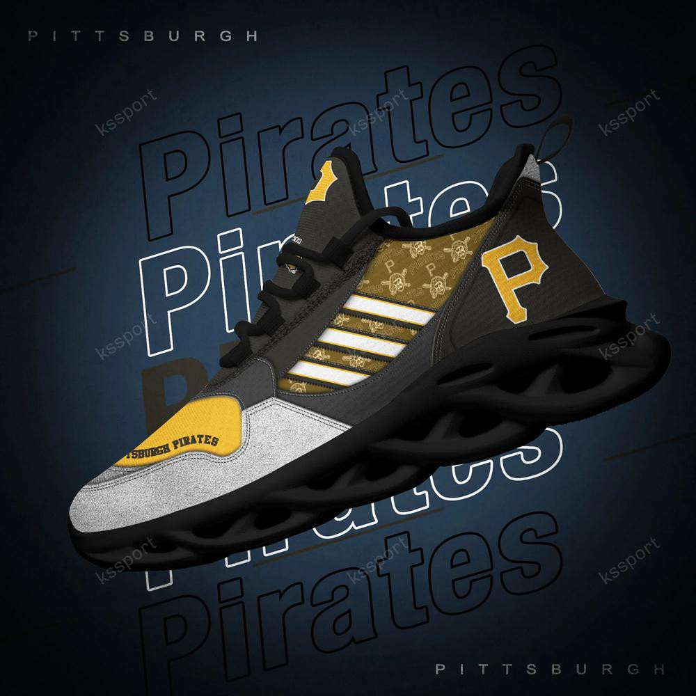 Pittsburgh Pirates Max Soul Clunky, Running Sneakers - Famjoys Pittsburgh Pirates Max Soul Clunky, Running Sneakers - Famjoys