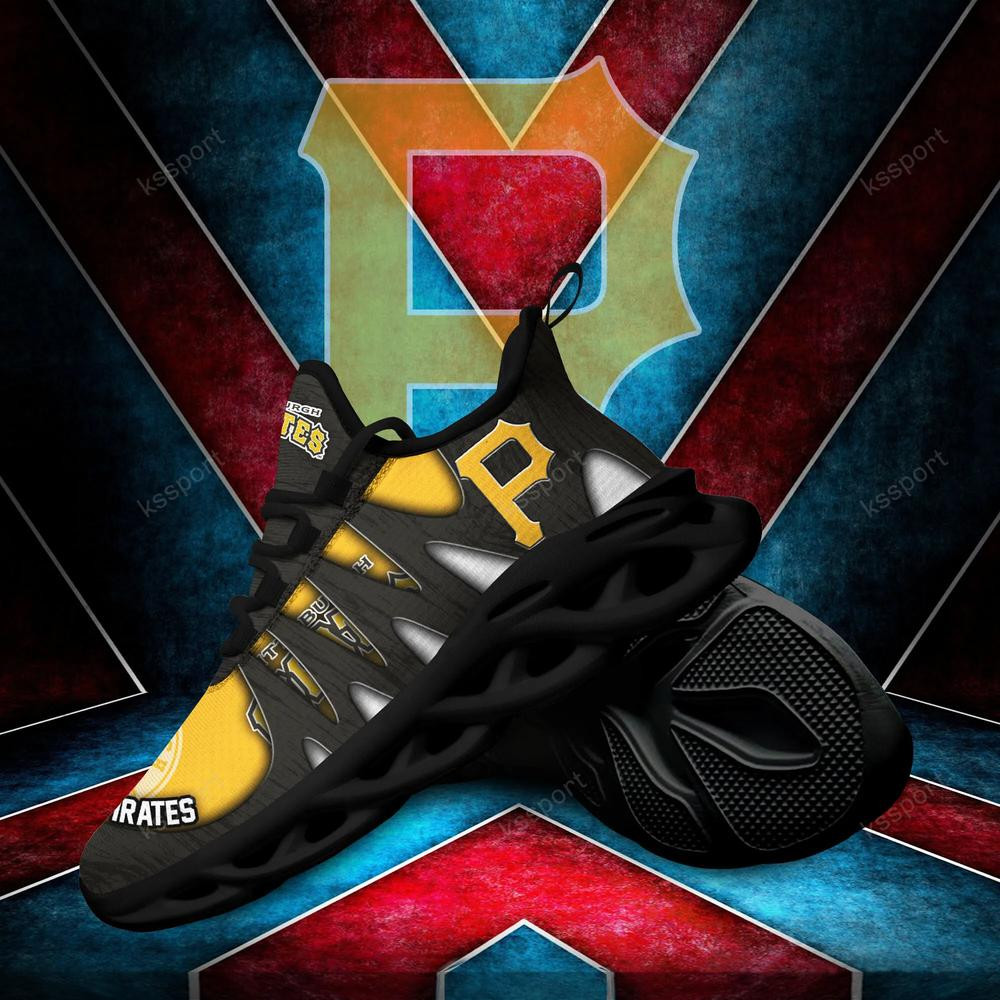 Pittsburgh Pirates Max Soul Shoes, Running Sneakers - Famjoys Pittsburgh Pirates Max Soul Shoes, Running Sneakers - Famjoys