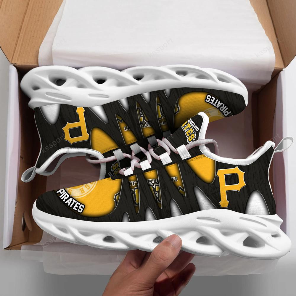Pittsburgh Pirates Max Soul Shoes, Running Sneakers - Famjoys Pittsburgh Pirates Max Soul Shoes, Running Sneakers - Famjoys