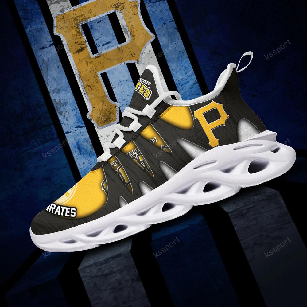 Pittsburgh Pirates Max Soul Shoes, Running Sneakers - Famjoys Pittsburgh Pirates Max Soul Shoes, Running Sneakers - Famjoys