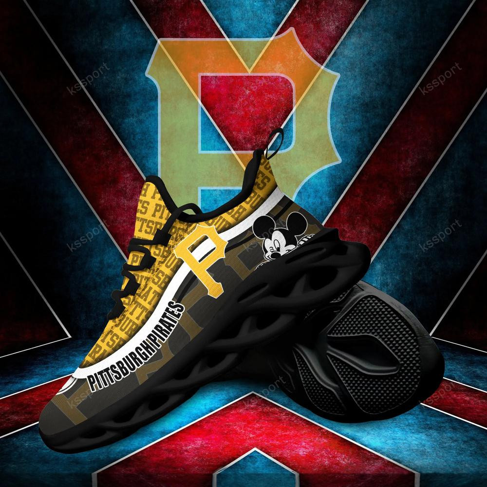 Pittsburgh Pirates New Trending Max Soul Clunky Sneakers - Famjoys Pittsburgh Pirates New Trending Max Soul Clunky Sneakers - Famjoys