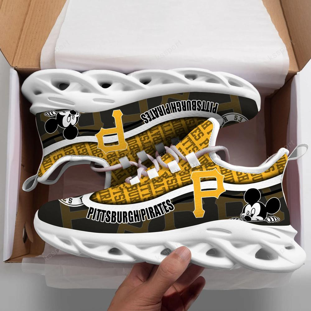 Pittsburgh Pirates New Trending Max Soul Clunky Sneakers - Famjoys Pittsburgh Pirates New Trending Max Soul Clunky Sneakers - Famjoys