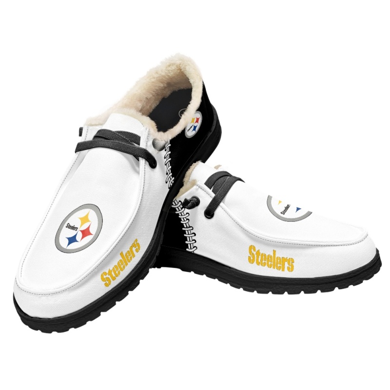 Pittsburgh Steelers – Hey Dude Wendy With Warm Fur Lining - Famjoys Pittsburgh Steelers – Hey Dude Wendy With Warm Fur Lining - Famjoys