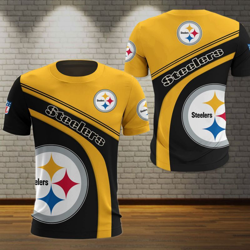 Pittsburgh Steelers All Over Print Caftan3403 - Famjoys Pittsburgh Steelers All Over Print Caftan3403 - Famjoys
