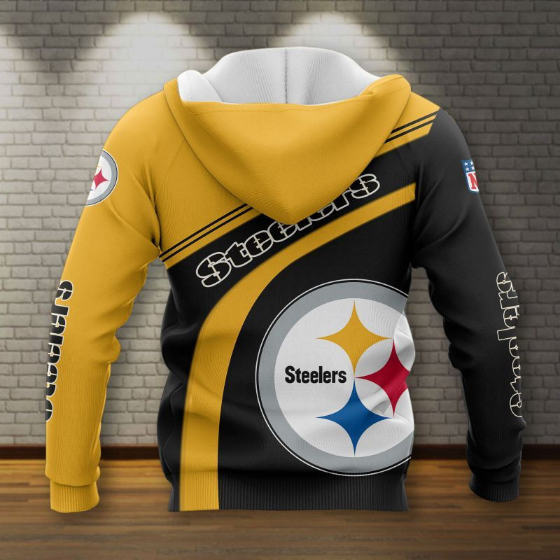 Pittsburgh Steelers All Over Print Caftan3403 - Famjoys Pittsburgh Steelers All Over Print Caftan3403 - Famjoys