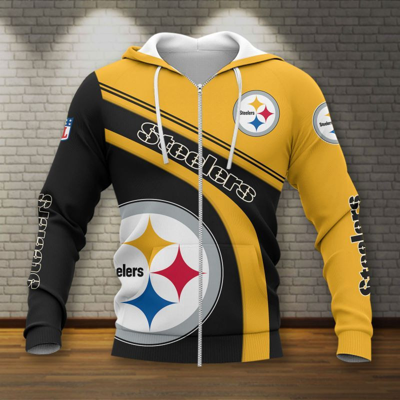 Pittsburgh Steelers All Over Print Caftan3403 - Famjoys Pittsburgh Steelers All Over Print Caftan3403 - Famjoys