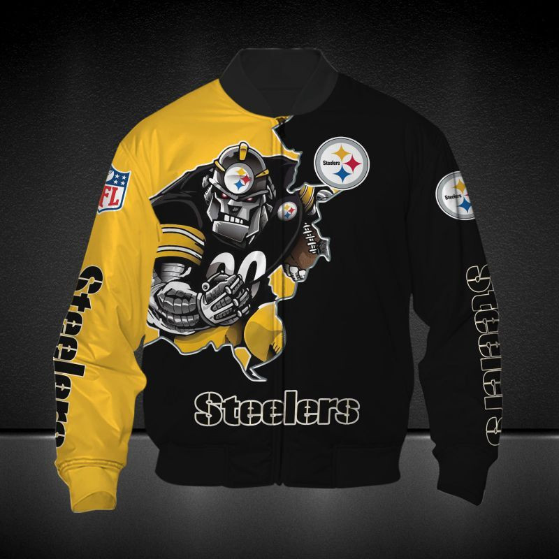 Pittsburgh Steelers All Over Print Caftan8527 - Famjoys Pittsburgh Steelers All Over Print Caftan8527 - Famjoys