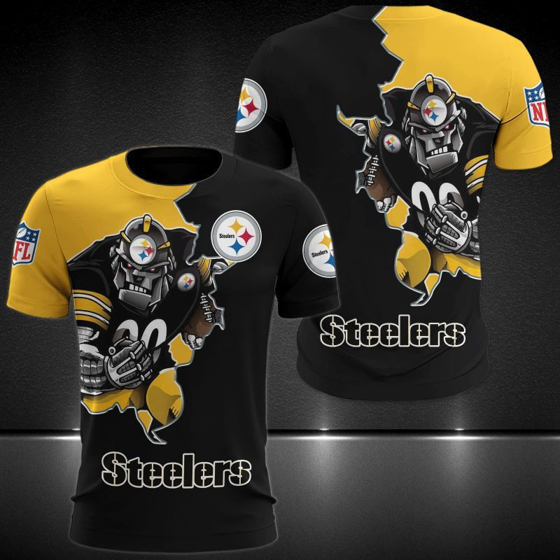 Pittsburgh Steelers All Over Print Caftan8527 - Famjoys Pittsburgh Steelers All Over Print Caftan8527 - Famjoys