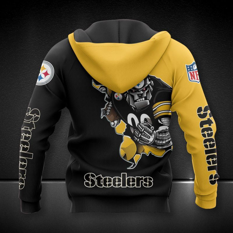 Pittsburgh Steelers All Over Print Caftan8527 - Famjoys Pittsburgh Steelers All Over Print Caftan8527 - Famjoys