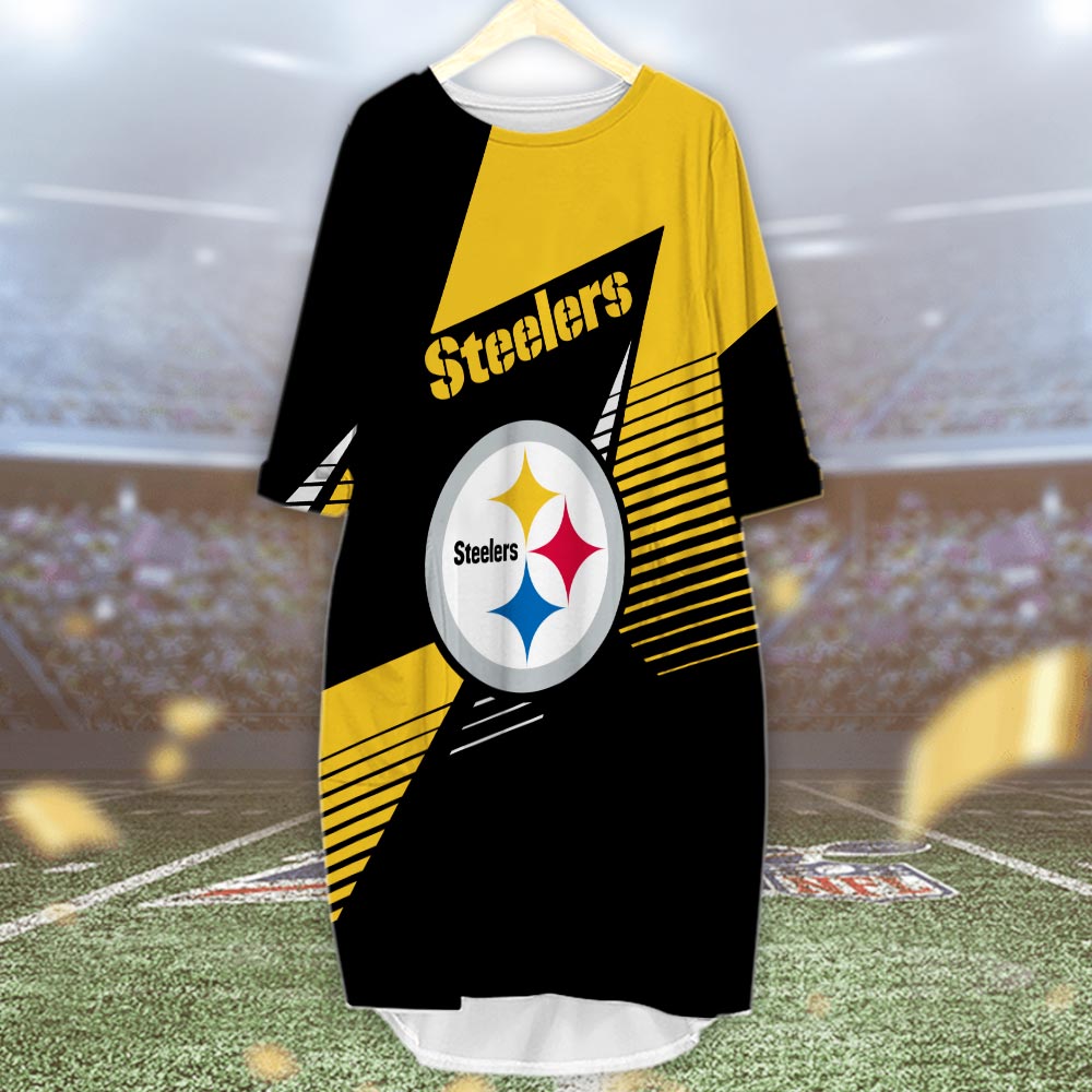 Pittsburgh Steelers Caftan - Famjoys Pittsburgh Steelers Caftan - Famjoys