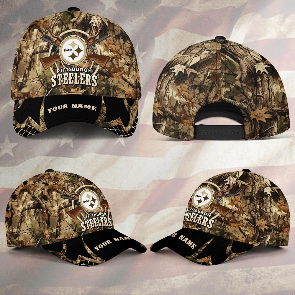 Pittsburgh Steelers Camo Hunting Hat - Famjoys Pittsburgh Steelers Camo Hunting Hat - Famjoys