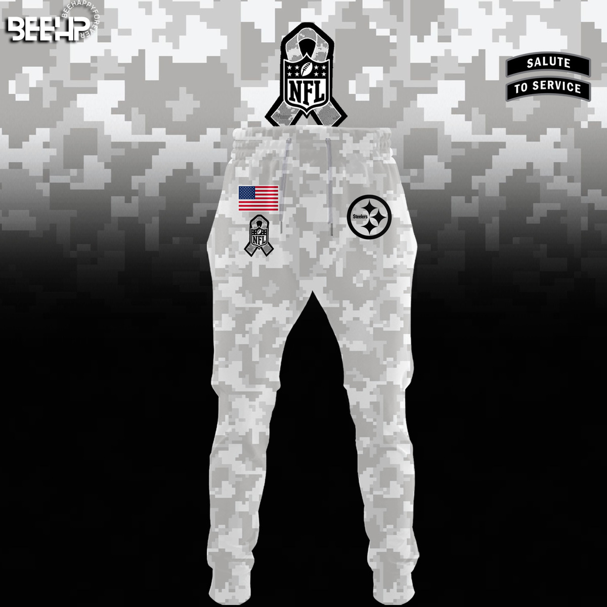 Pittsburgh Steelers Camo Salute to Service Combo - Famjoys Pittsburgh Steelers Camo Salute to Service Combo - Famjoys