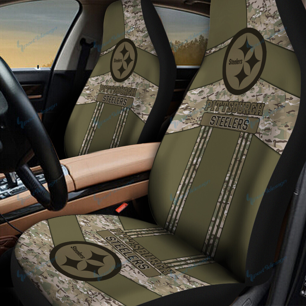 Pittsburgh Steelers Car Seat Covers BG78 - Famjoys Pittsburgh Steelers Car Seat Covers BG78 - Famjoys