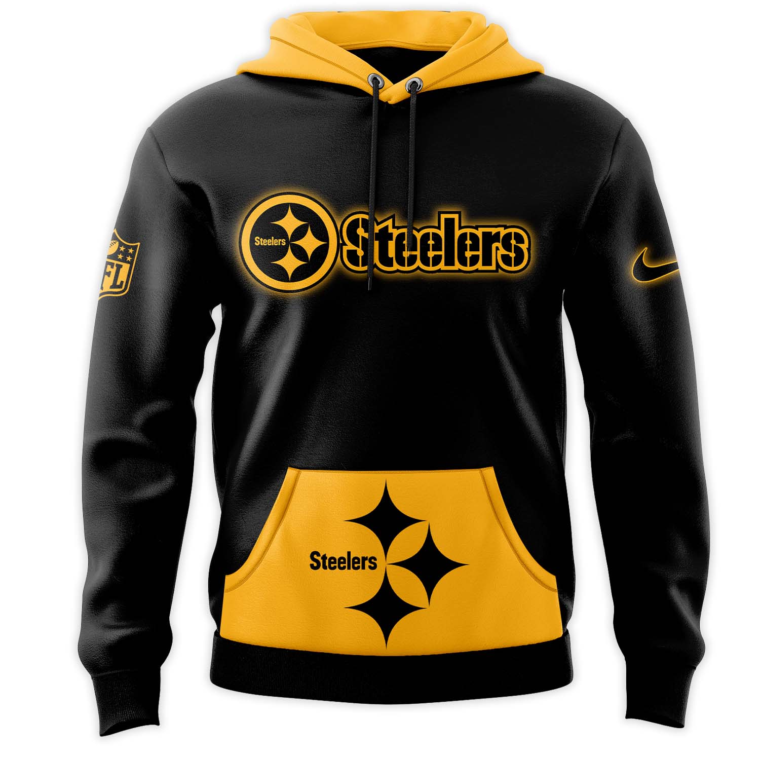 Pittsburgh Steelers Color Rush Hoodie - Famjoys Pittsburgh Steelers Color Rush Hoodie - Famjoys