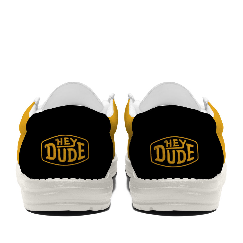 Pittsburgh Steelers Football Hey Dude Canvas Loafer Shoes – Custom Name - Famjoys Pittsburgh Steelers Football Hey Dude Canvas Loafer Shoes – Custom Name - Famjoys