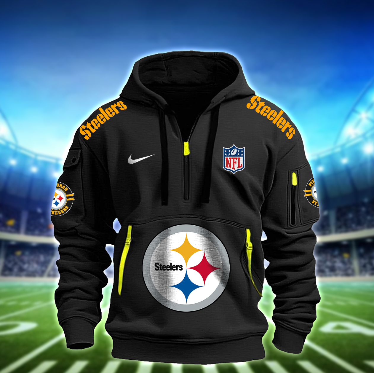 Pittsburgh Steelers Hoodie - Famjoys Pittsburgh Steelers Hoodie - Famjoys
