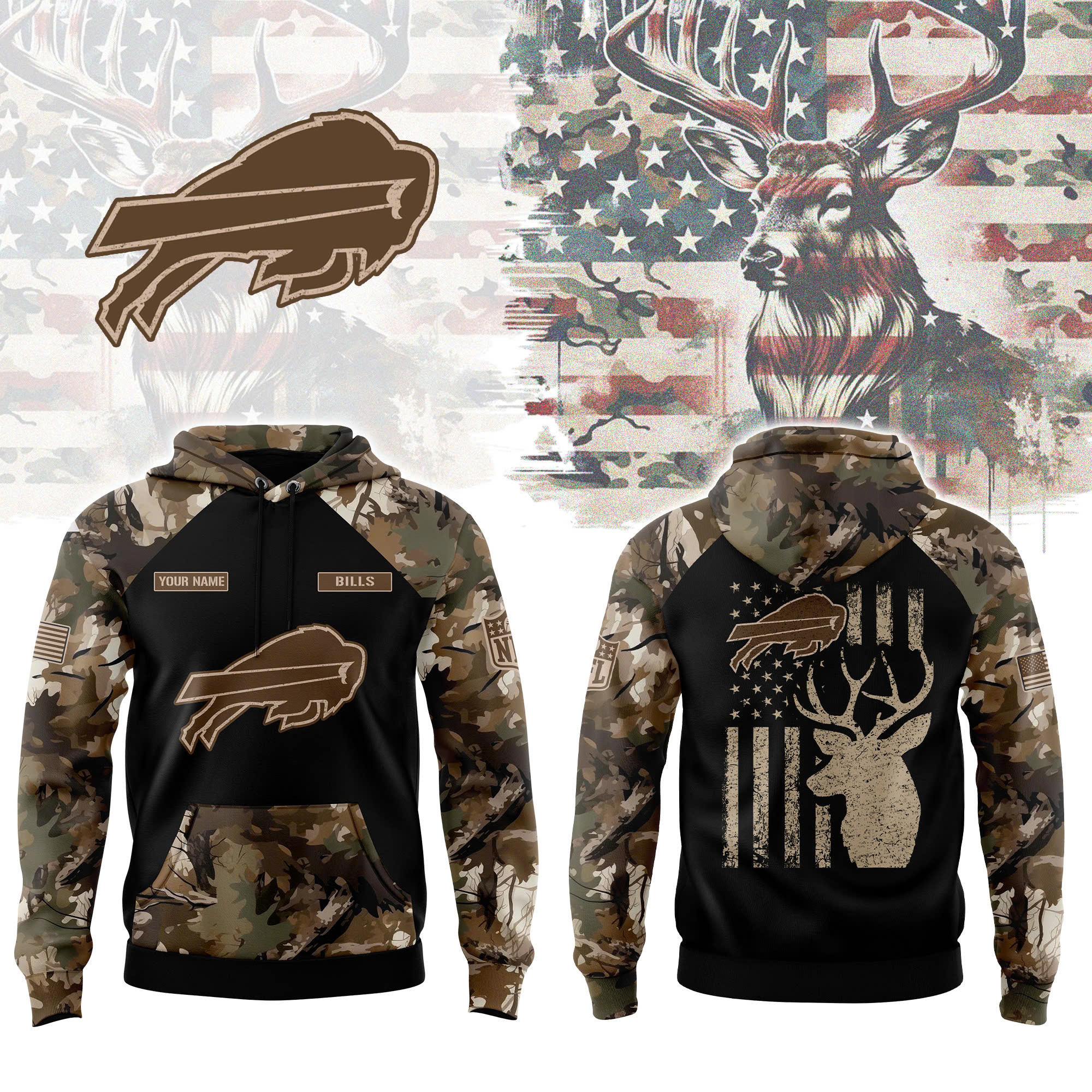Pittsburgh Steelers Hunting Club Fleece Edition Hoodie - Famjoys Pittsburgh Steelers Hunting Club Fleece Edition Hoodie - Famjoys
