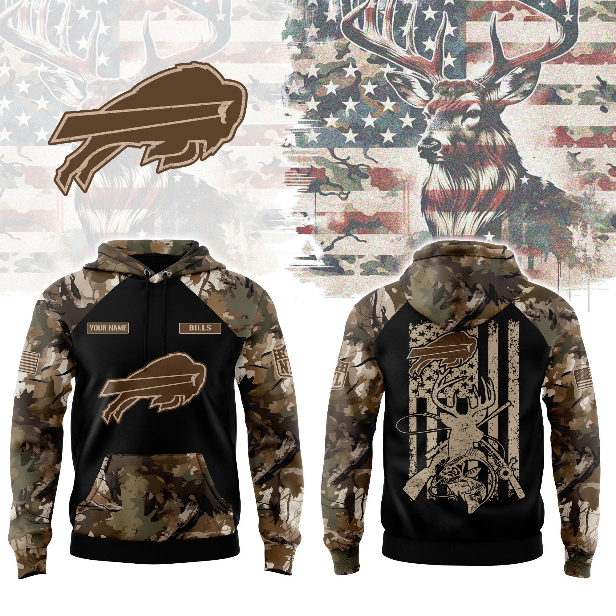 Pittsburgh Steelers Hunting Club Fleece Edition Hoodie - Famjoys Pittsburgh Steelers Hunting Club Fleece Edition Hoodie - Famjoys