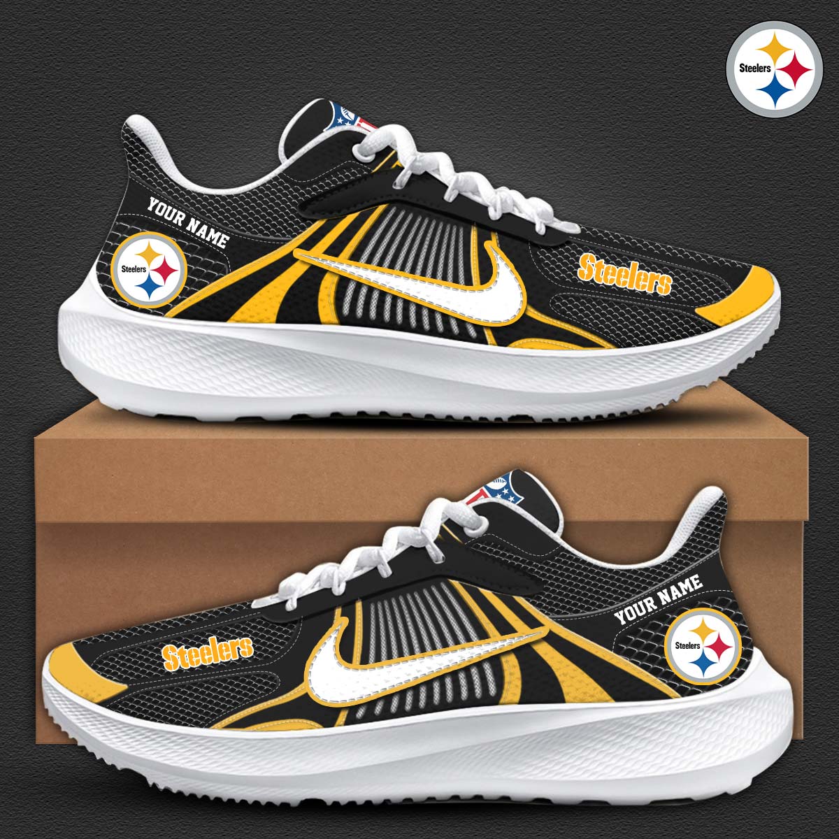 Pittsburgh Steelers   Personalized Shoes