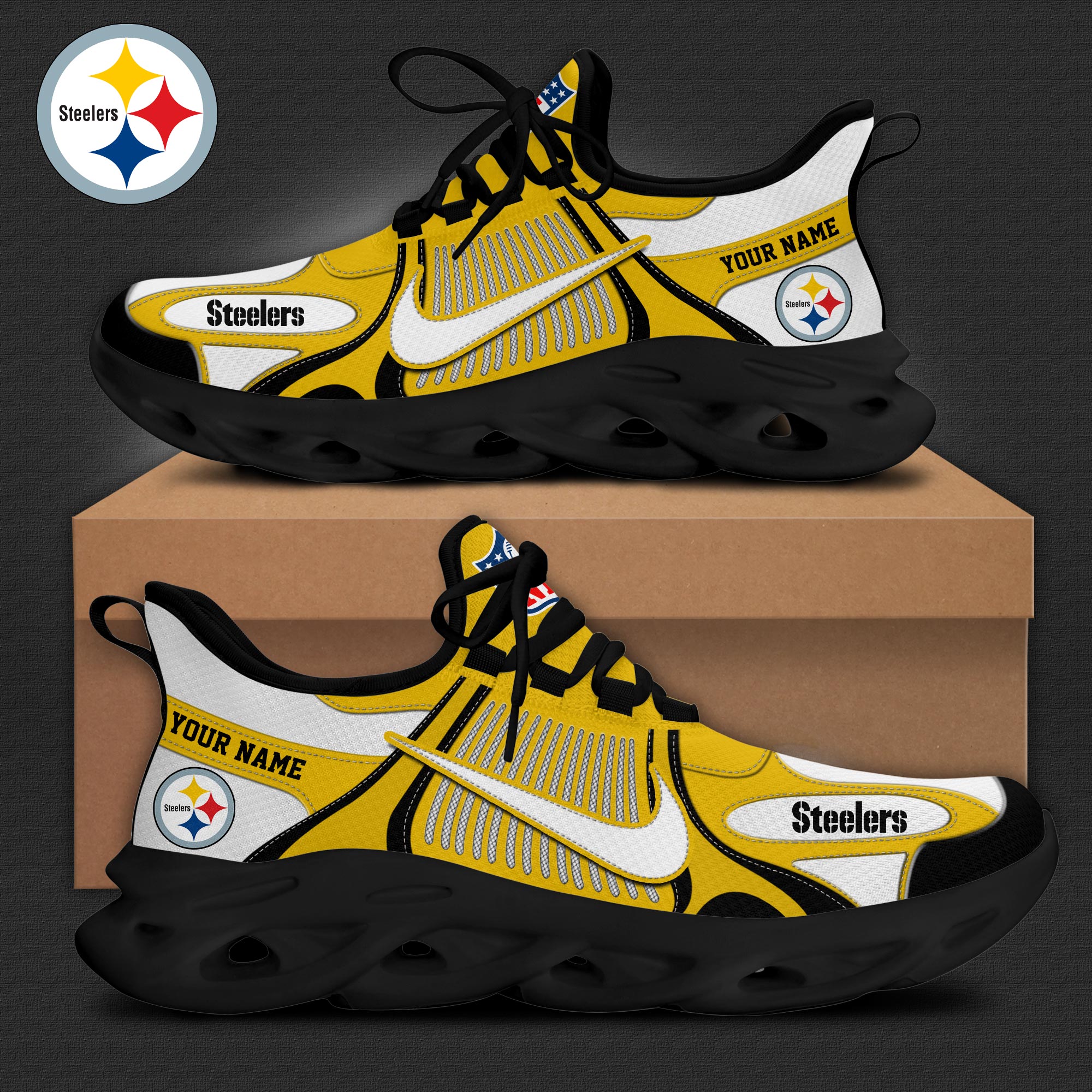 Pittsburgh Steelers   Personalized Shoes