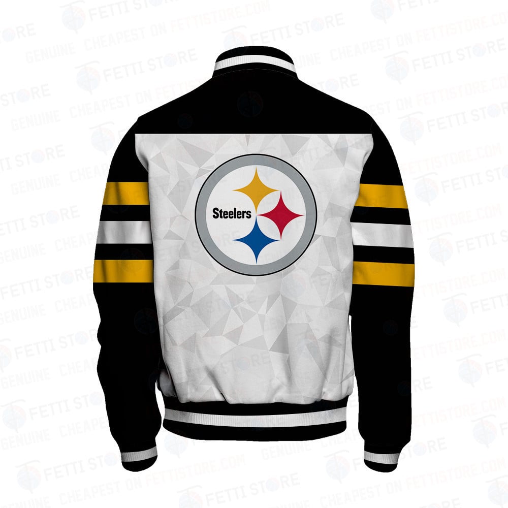 Pittsburgh Steelers Starter Thursday Night Gridiron Raglan Unisex Varsity Jacket V6 - Famjoys Pittsburgh Steelers Starter Thursday Night Gridiron Raglan Unisex Varsity Jacket V6 - Famjoys